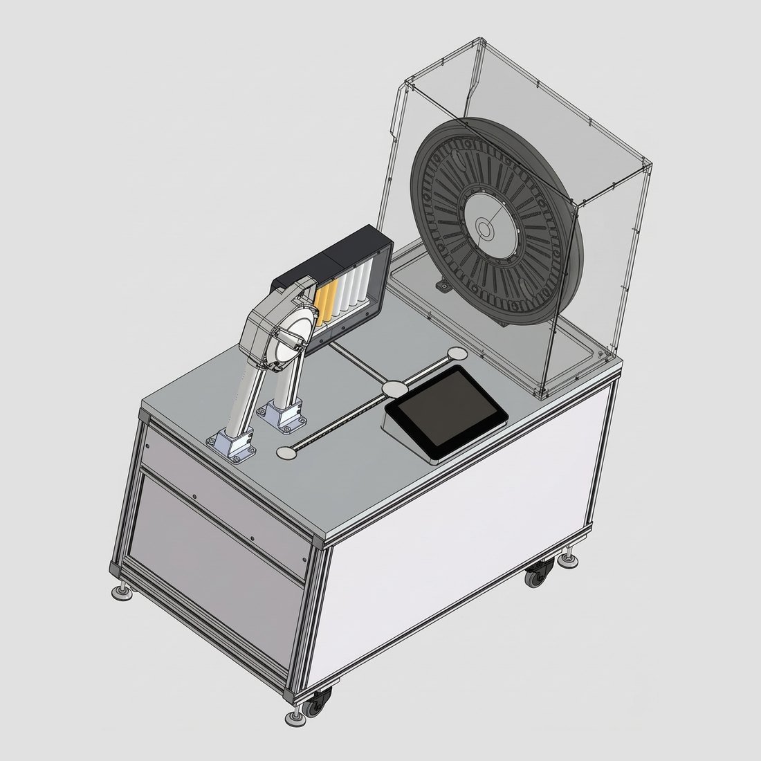 iSHS-Antriebsdemonstrator — 3D-CAD-Baugruppe in SolidWorks